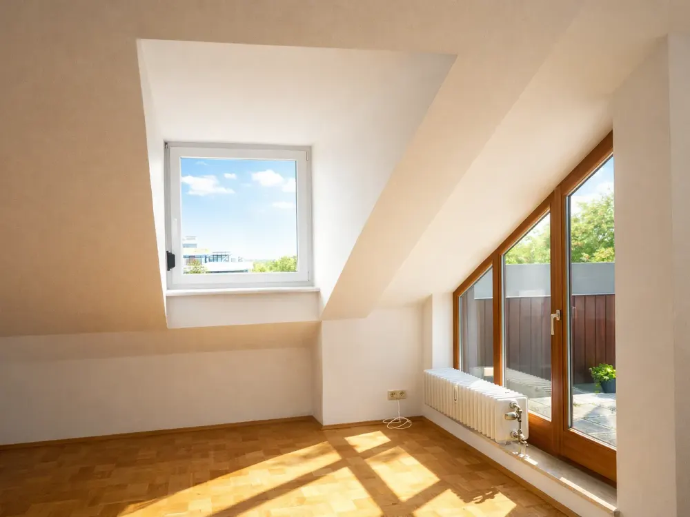 Germering 5 min zur S-Bahn, helle, großzügige 2 Zi,-Dachterrassenwohnung, EBK,Parkett, Dachterr