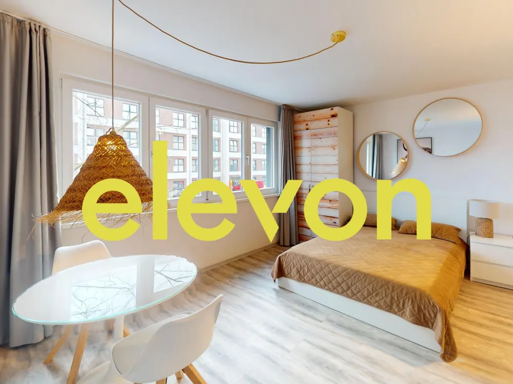 Moderne 1-Zimmer-Wohnung mit Einbauküche