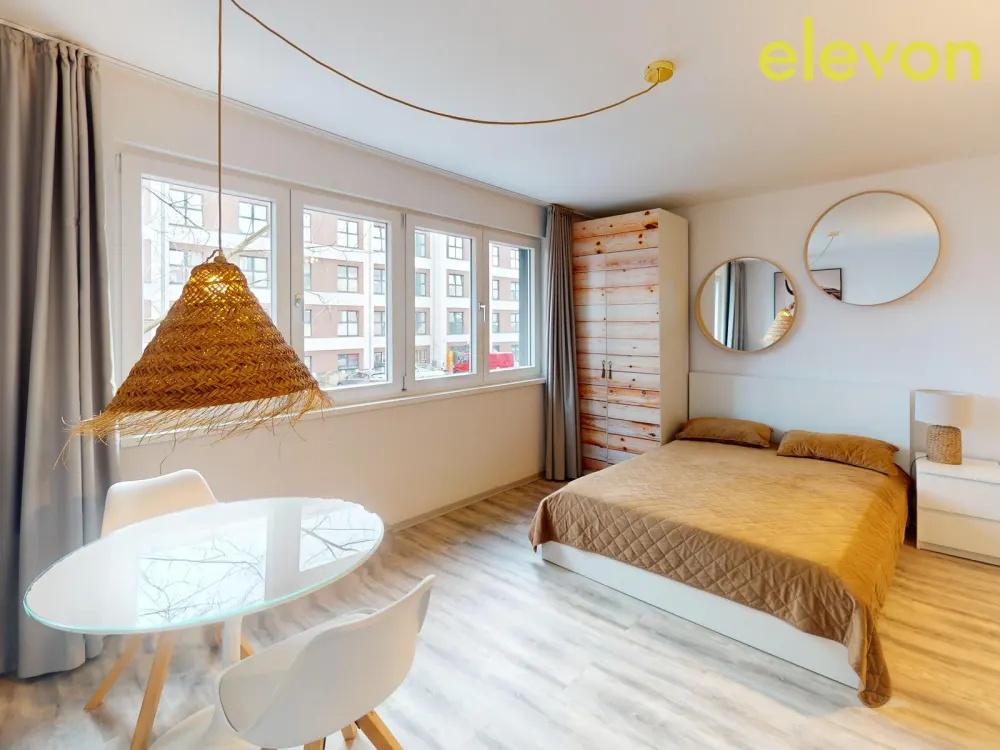 Moderne 1-Zimmer-Wohnung mit Einbauküche