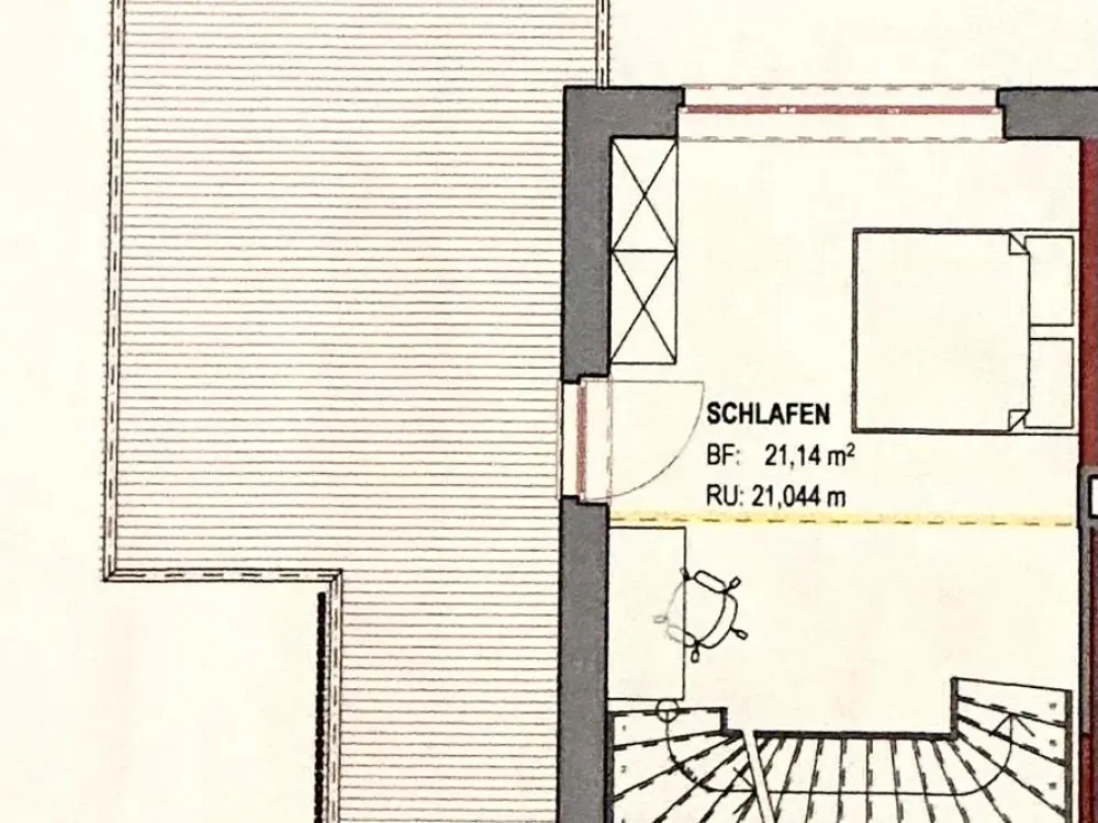 2 Raum Maisonette Wohnung mit Terrasse
