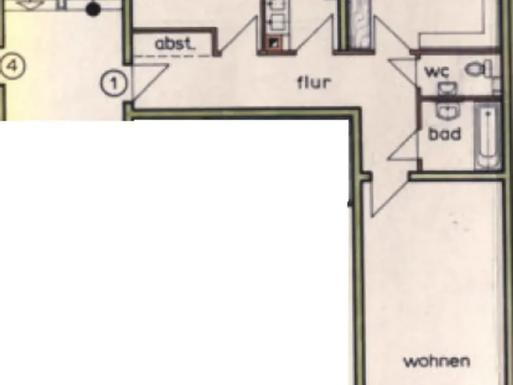 Helle 3-Zimmer-Wohnung mit Balkon & Garage in Erlangen (möbliert, sofort frei)