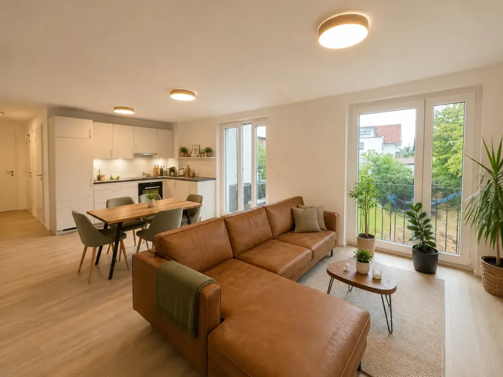 Exklusiv ausgest., neuwertige 2,5-Zimmerwohnung m. EBK und zwei Balkonen in bevorzugter Lage