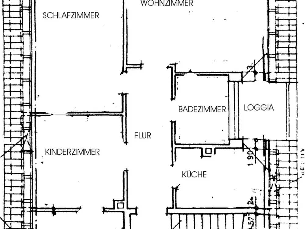 Sonnige 4-Zimmer-Wohnung (73 qm)