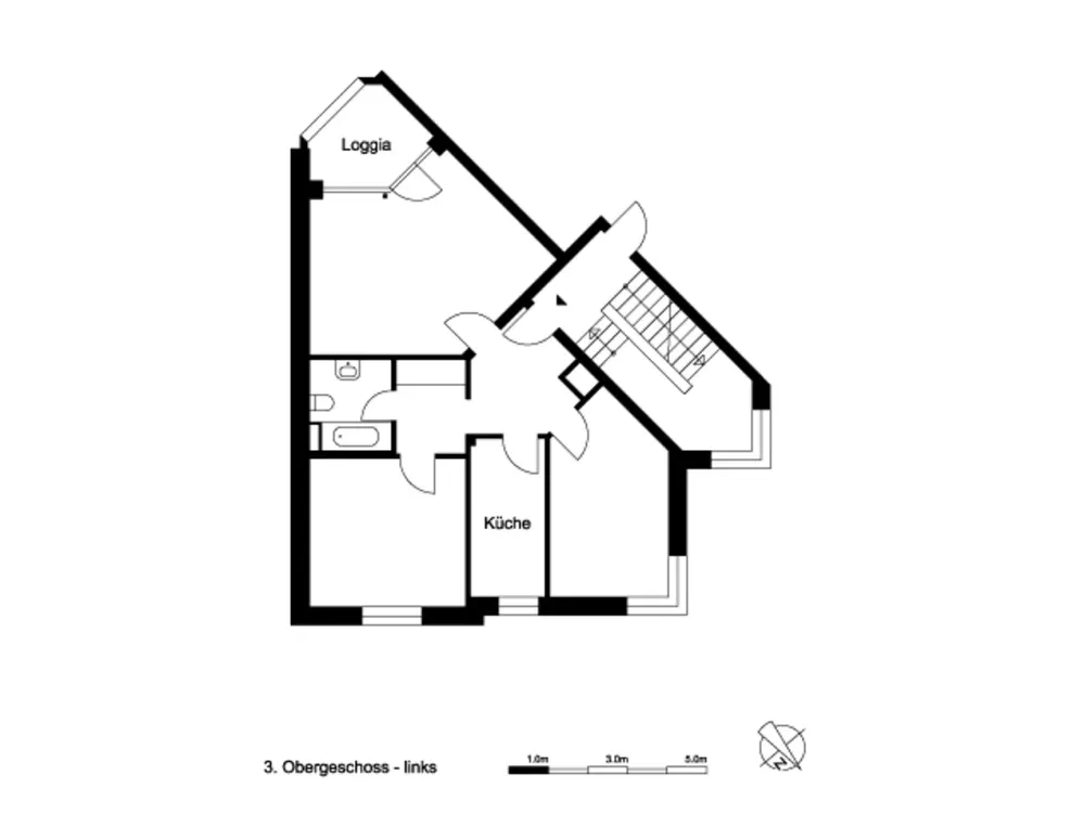 ONLY WITH WBS FOR 3 ROOMS: Spacious 3-room apartment with new fitted kitchen and balcony in a quiet location