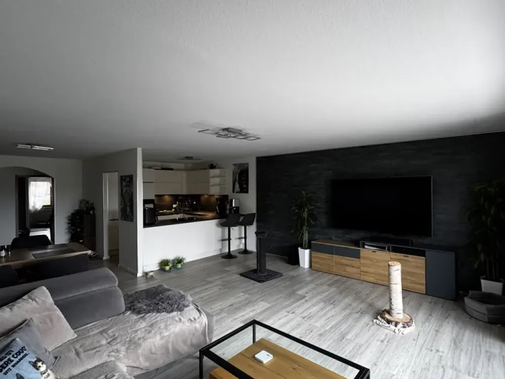 4 rooms in Blankenloch: 110 m², west balcony and 2 parking spaces