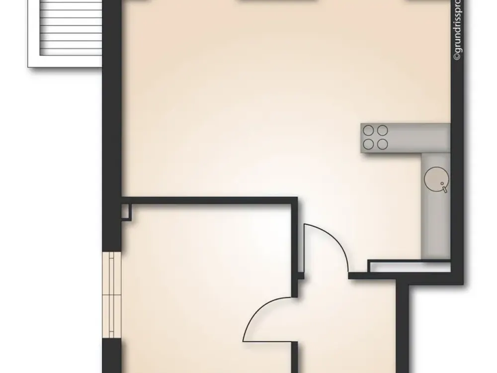 ERSTBEZUG: hochwertige 2- Zimmer- Neubauwohnung mit EBK und Balkon in Mahlsdorf