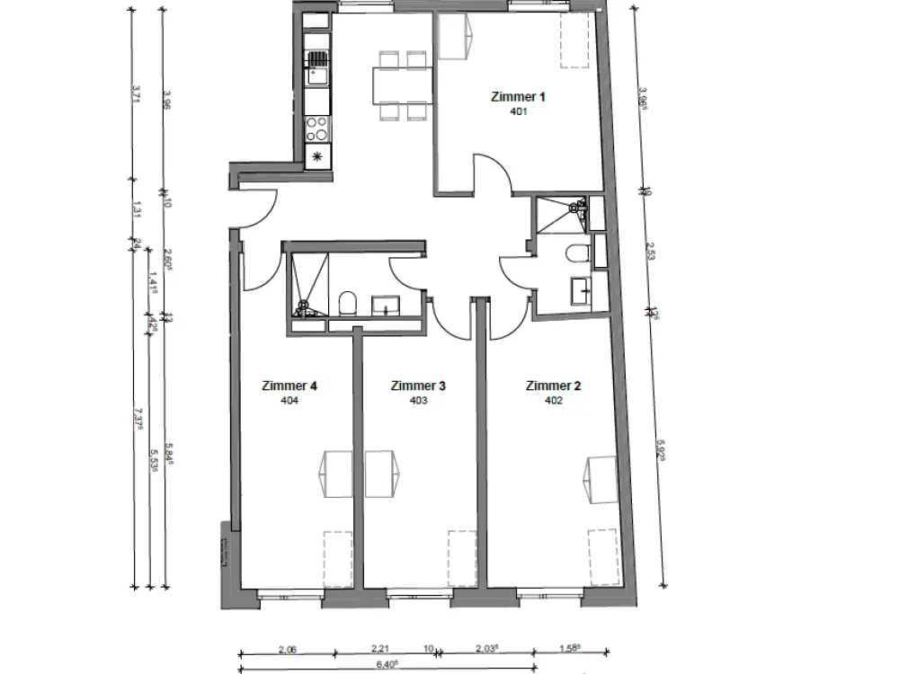 Studieren & wohlfühlen - einzelnes WG-Zimmer im EG in Uni-Nähe zu vermieten!
