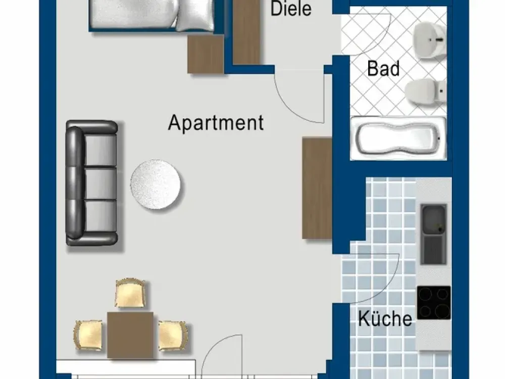 1 Zimmer Wohnung in Leichlingen