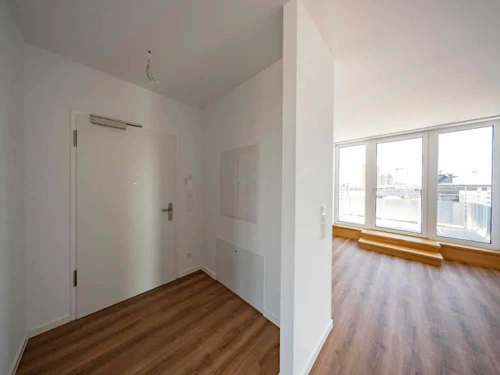 Traumhafte Dachgeschosswohnung mit Fußbodenheizung und zwei Terrassen im Erstbezug