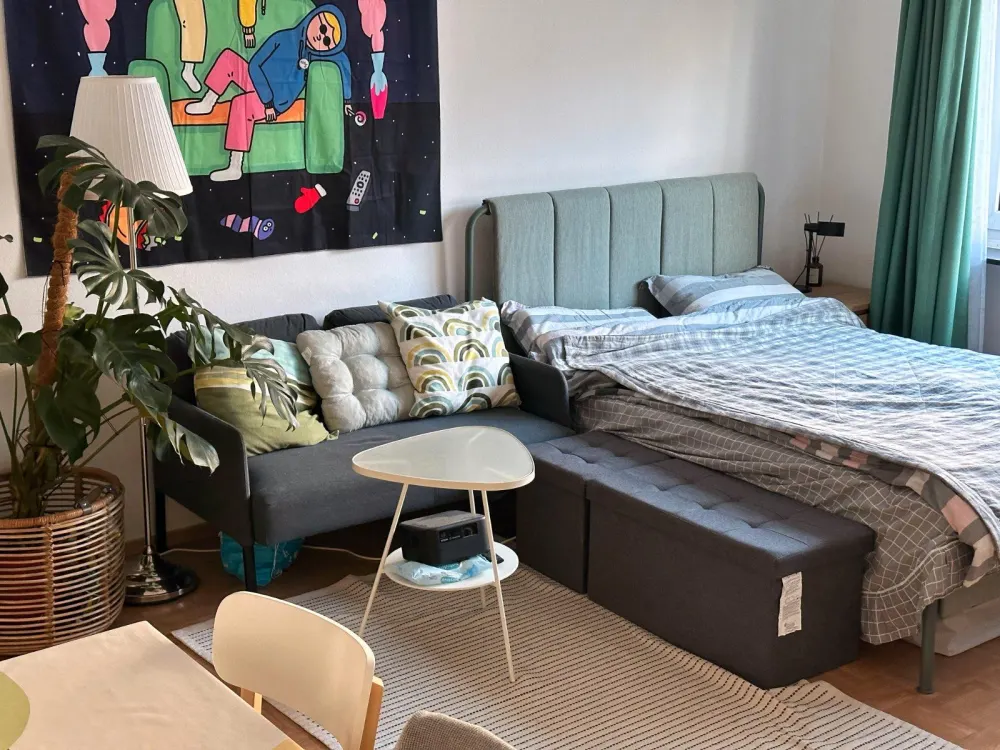 Helle möblierte Wohnung in Schwabing | Münchner Freiheit | Langze
