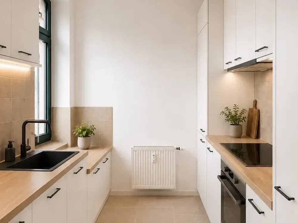 Erstbezug nach Modernisierung | 2-Zi.-Wohnung mit Einbauküche, Gästebad und Stellplatz