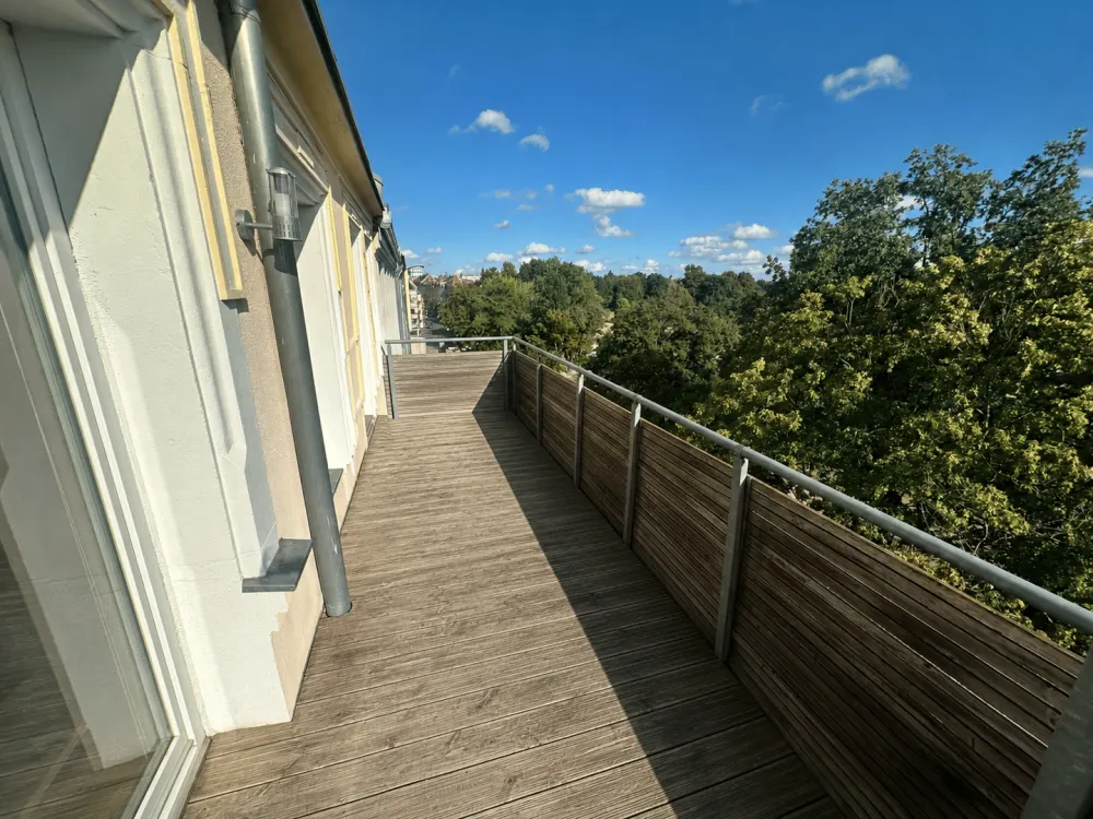 Exklusiv über den Dächern von St. Johannis, 3 Zimmer, Sonnenbalkon & Aufzug