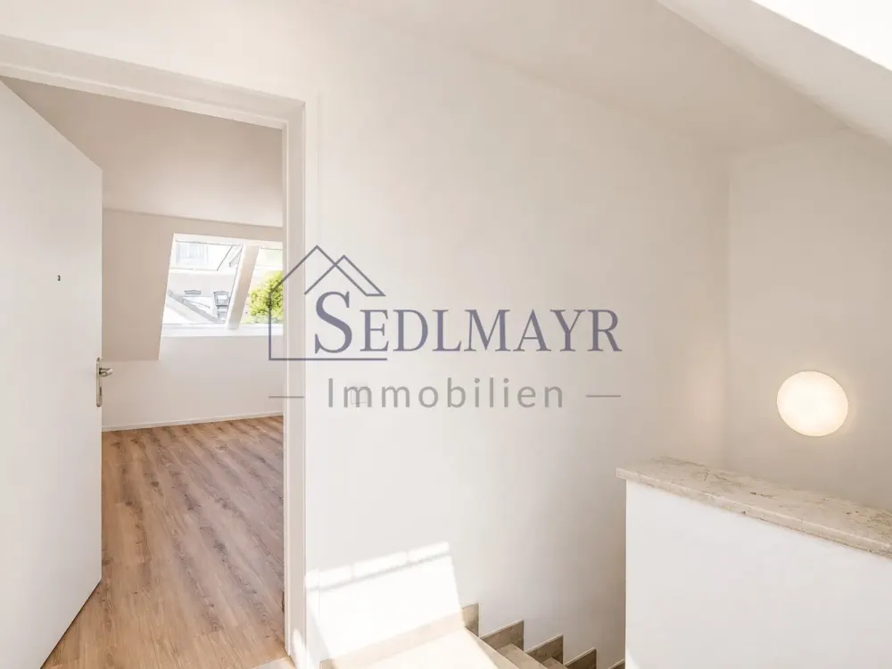 FOR RENT: First Occupancy - Dreamy Attic Apartment with Loggia & Balcony in Obermenzing!