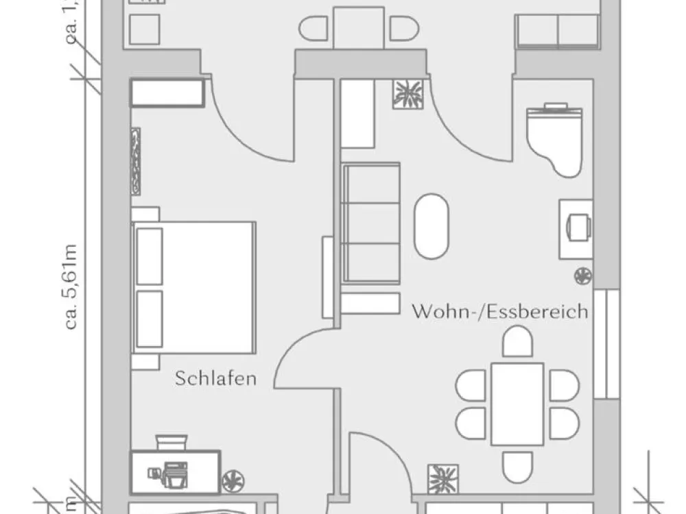 SOFORT 2Zimmer möbliert |Balkon & Alpenblick|6 Min.Theresienwies