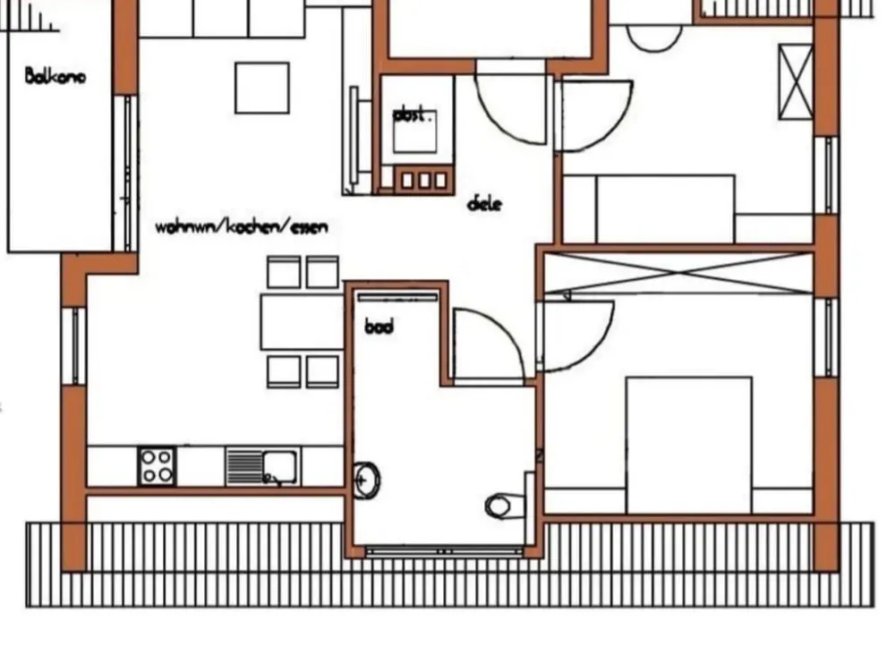 3-room apartment with balcony, built in 2022, Bad Lippspringe