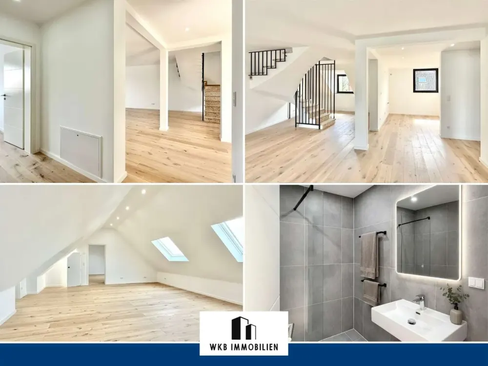 Erstbezug nach Sanierung: Exklusive Maisonette mit Balkon, 2 Bädern & Klimaanlage