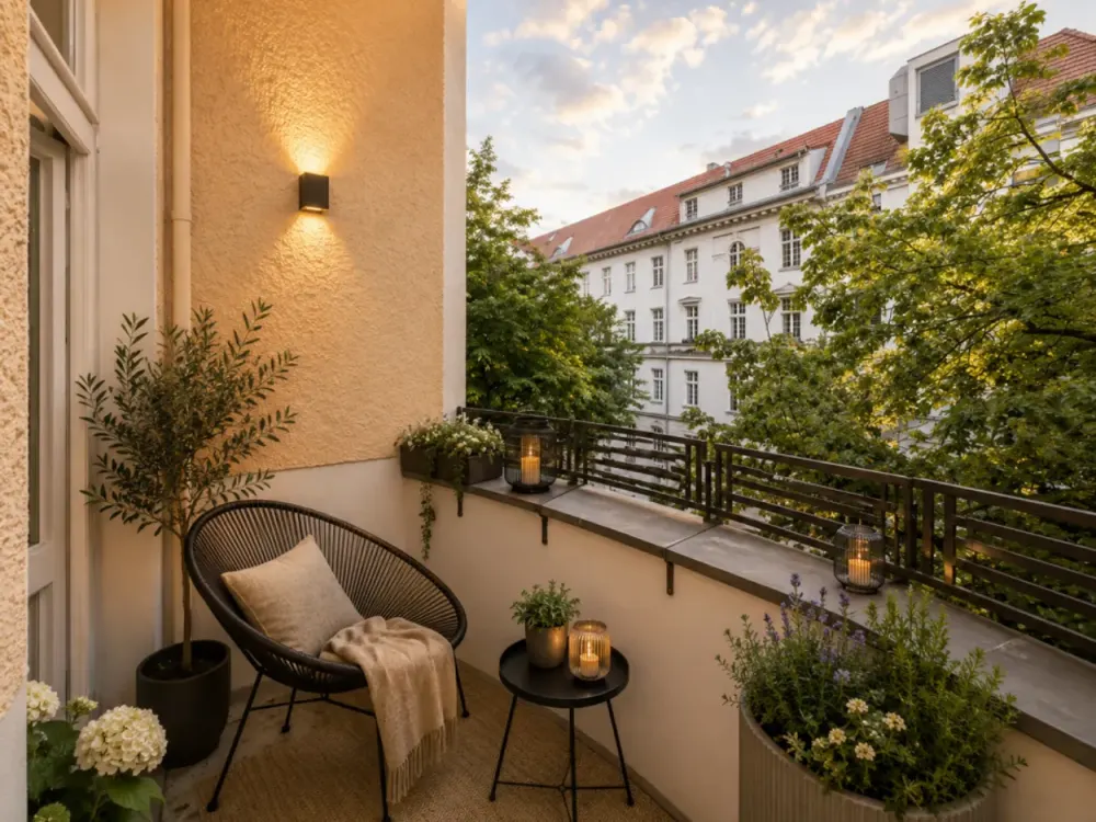 Stilvoll möbliert in Berlin-Wedding, helle 2-Zimmer-Wohnung mit Balkon & Homeoffice