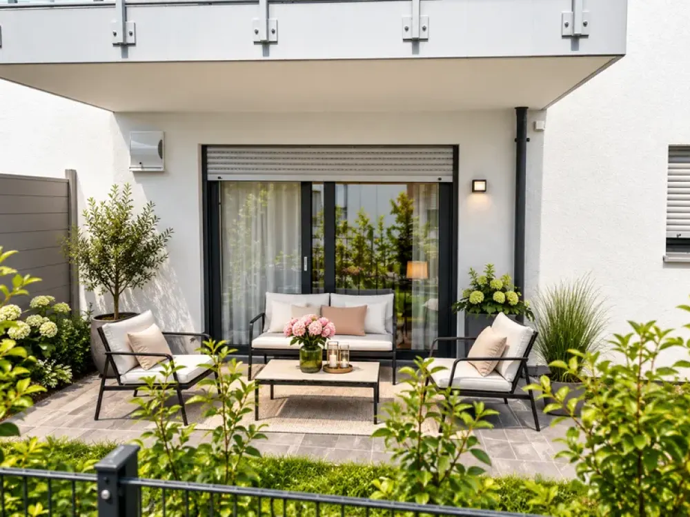 Neubau - Schicke Erdgeschosswohnung mit Terrasse und Garten
