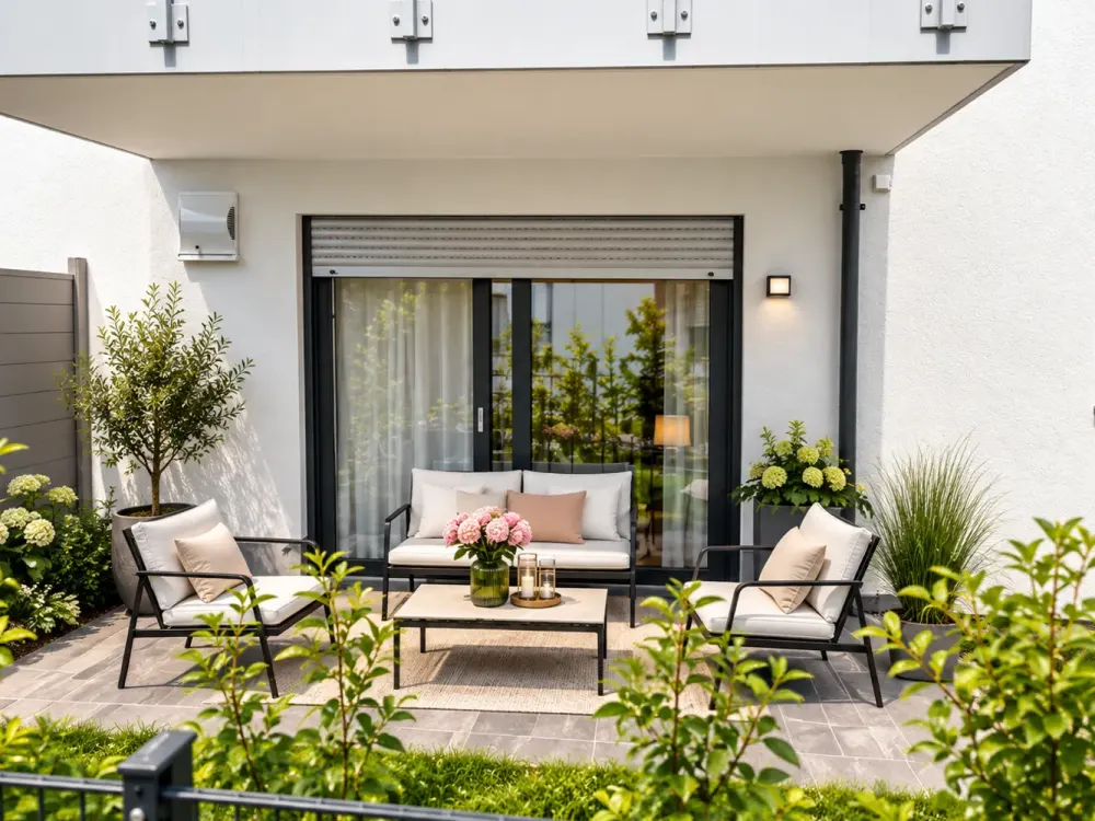 Neubau - Schicke Erdgeschosswohnung mit Terrasse und Garten