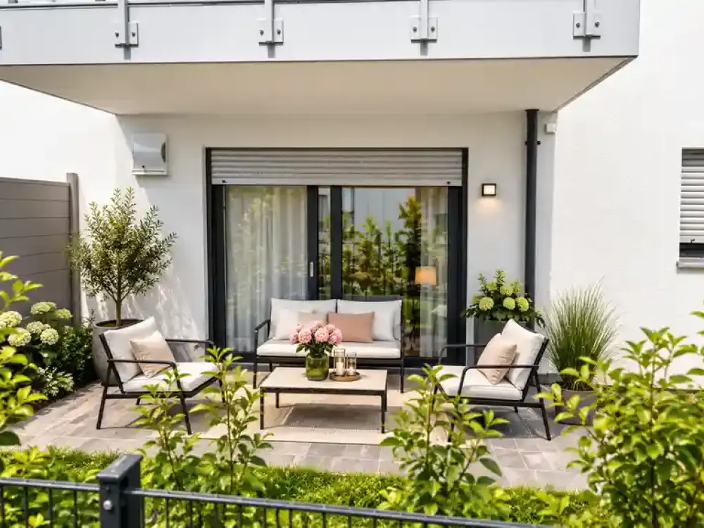 Neubau - Schicke Erdgeschosswohnung mit Terrasse und Garten