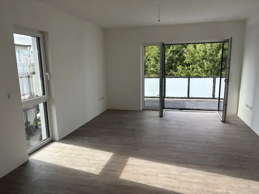 bezugsfertiger Neubau - 2-Zimmer-Whg. mit Balkon oder Terrasse - offene Küche