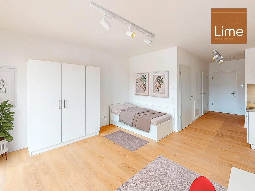 Jetzt Umzugsbonus sichern! Möbliertes 1-Zimmer-Apartment mit Einbauküche und Balkon