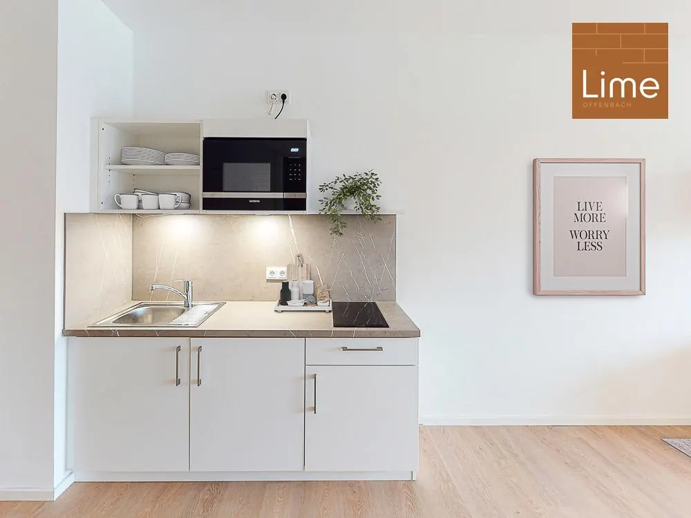 Jetzt Umzugsbonus sichern! Möbliertes 1-Zimmer-Apartment mit Einbauküche und Balkon