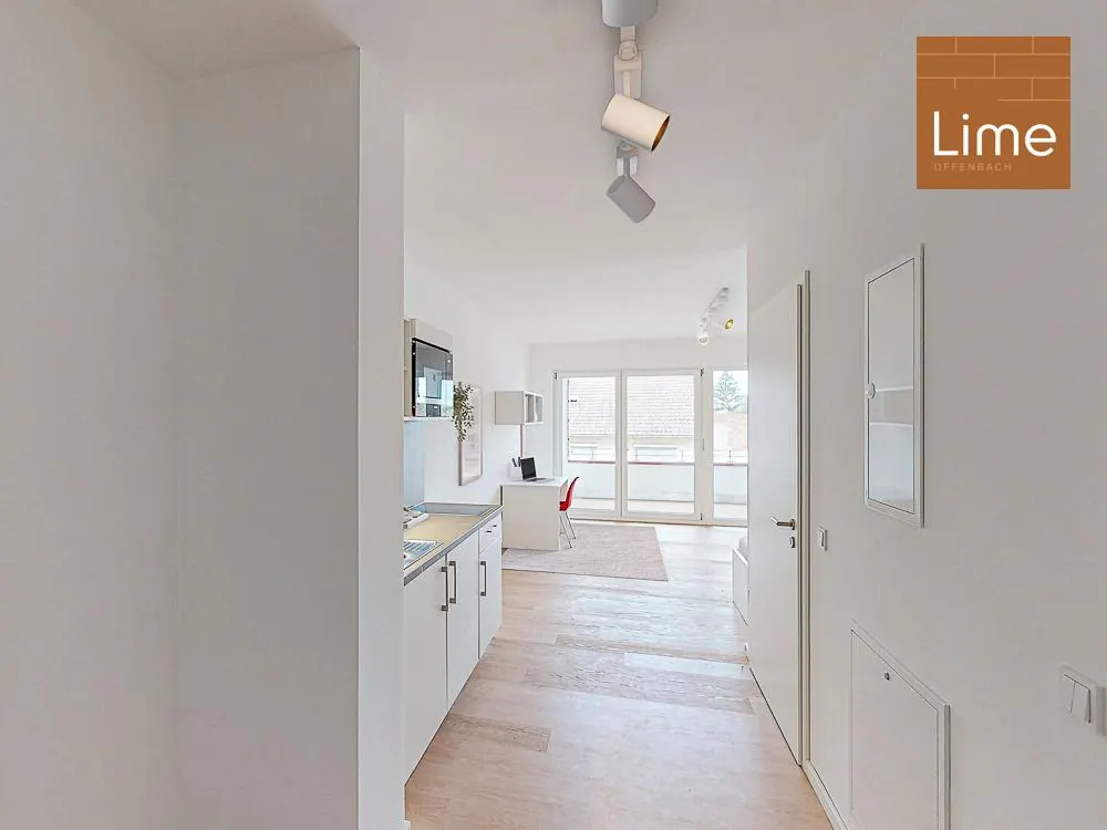 Jetzt Umzugsbonus sichern! Möbliertes 1-Zimmer-Apartment mit Einbauküche und Balkon
