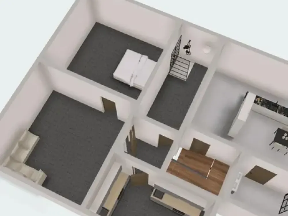 Neu Renovierte 2 Zimmer - Wohnung in zentraler Lage, 100 Meter zur S-Bahn