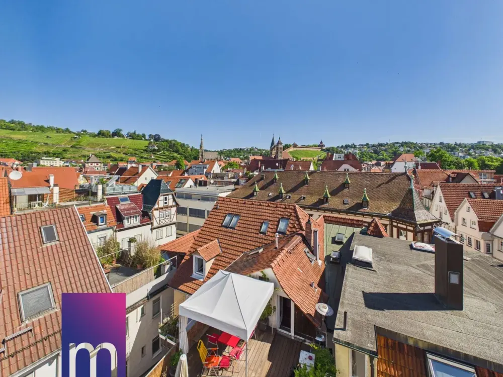 Penthouse-Flair über den Dächern Esslingens | Dachterrasse & Panoramablick in bester Lage Esslingens