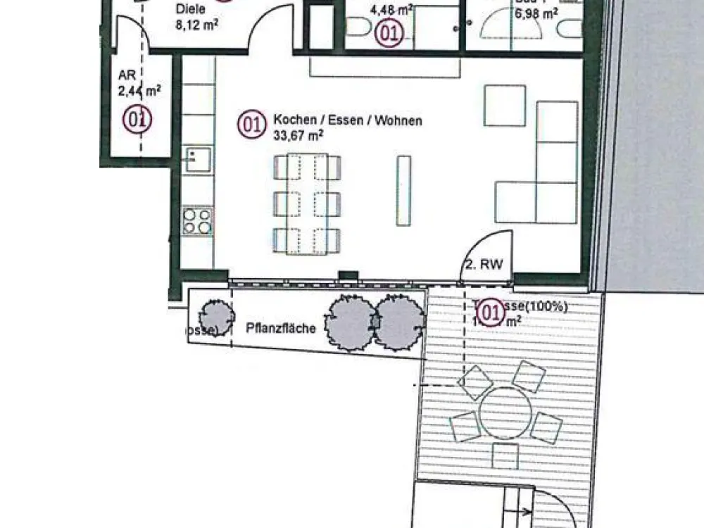 Exklusiver Neubau in Leipzig-Stötteritz, modernes Wohnen mit einer hochwertigen Einbauküche und eigenem Garten in Bestlage ab Oktober 2026