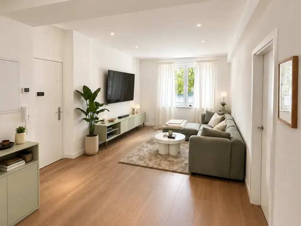 Kernsaniert & luxuriös teilmöbliert: Design-Apartment mit italienischem Terrazzo, Derendorf
