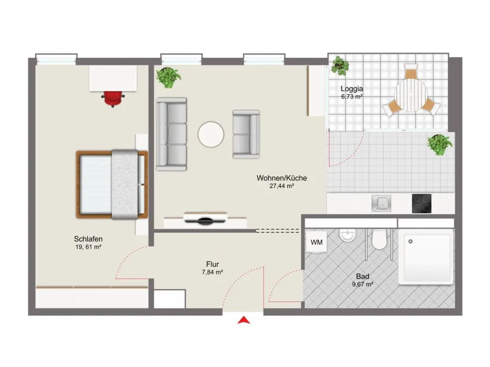 Care Living Gehrden, 3.Stock, rollstuhlgerecht