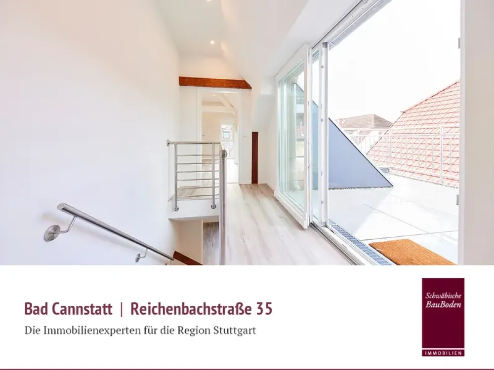 Kernsanierte 4,5 Zi. DG-Mais. sehr große Dachterrasse+Balkon, EbK, Parkett, Klima u. v. m.