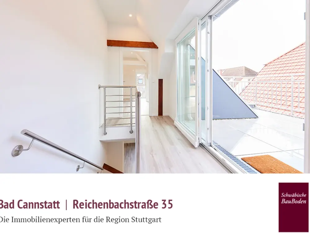 Kernsanierte 4,5 Zi. DG-Mais. sehr große Dachterrasse+Balkon, EbK, Parkett, Klima u. v. m.