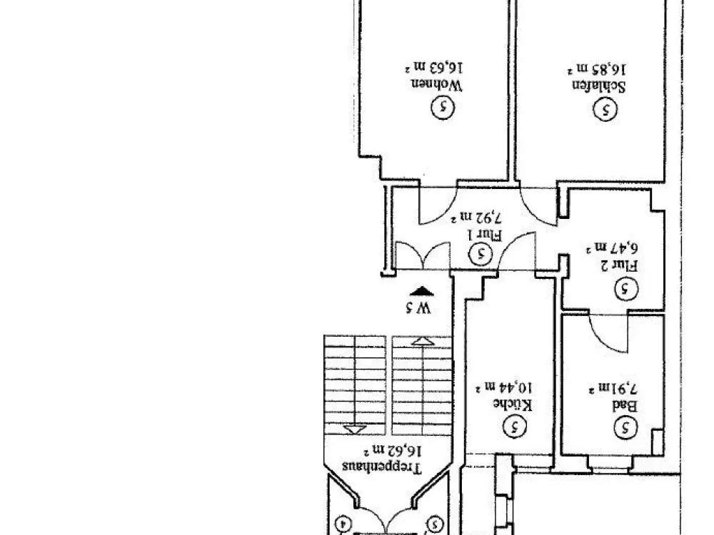 2-Zimmer-Wohnung mit Parkett in der Eisenbahnstraße 90
