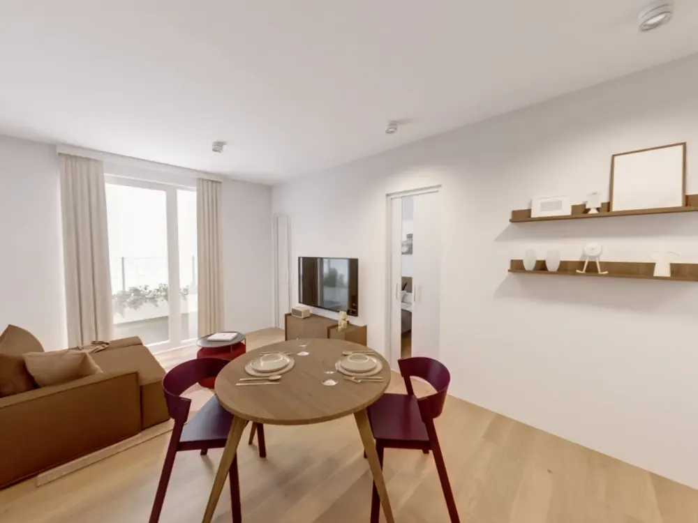 Furnished Studio Plus Medium with Shared Areas: Padel Court, Fitness, Rooftop Terrace & More