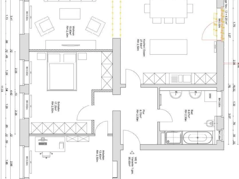 Top Lage - top Ausstattung - Balkon - Einbauküche - Erstbezug nach Sanierung/Renovierung