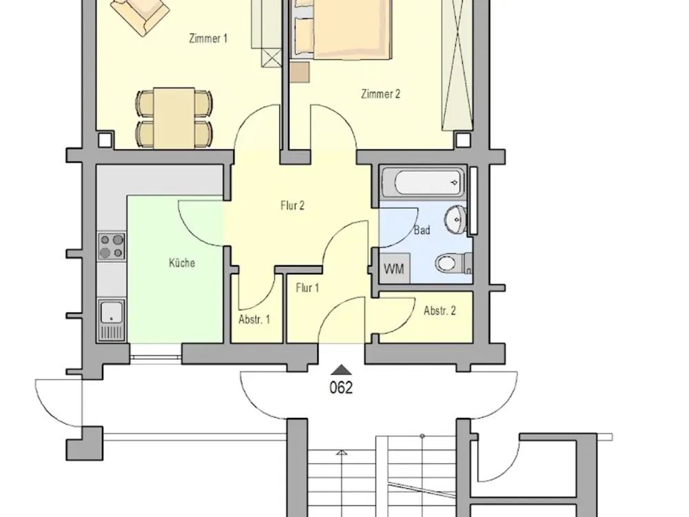 gemütliche 2 Zimmer Wohnung in Reichelsdorf