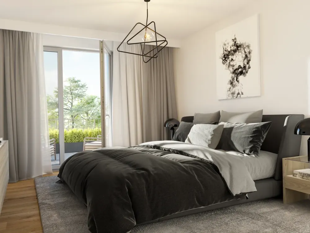 Top Floor Living: 2-Room New-Build Apartment in Attractive Residential Area