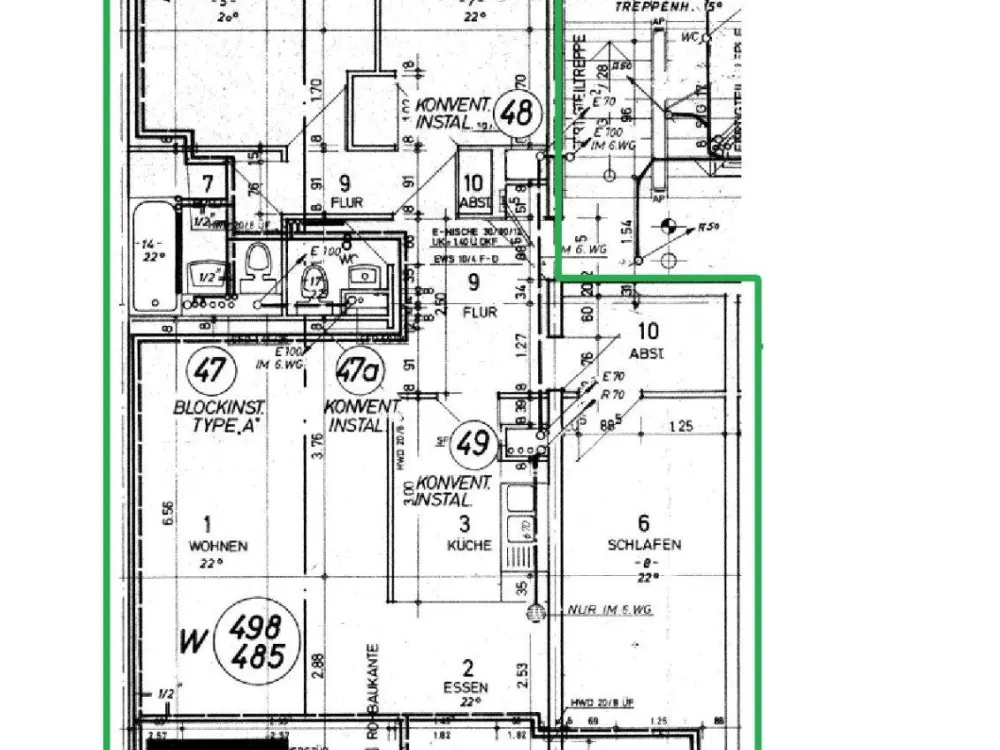 Helle 4-Zimmer-Wohnung im Ihme-Zentrum in Hannover-Linden