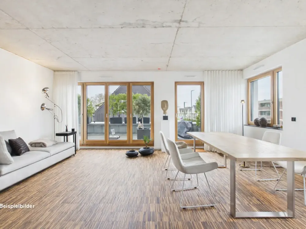 4-Room Loft-Style Apartment with En Suite Bathroom, Balcony and Underground Parking Space in Düsseldorf Volmerswerth