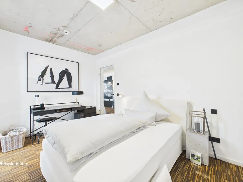 4-Room Loft-Style Apartment with En Suite Bathroom, Balcony and Underground Parking Space in Düsseldorf Volmerswerth