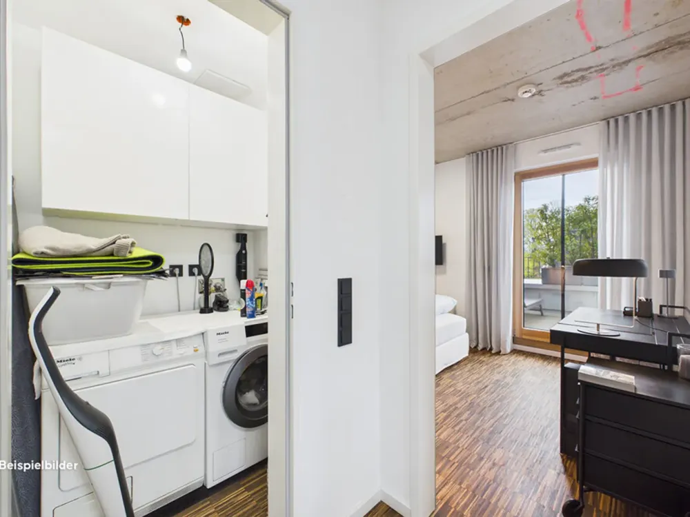 4-Room Loft-Style Apartment with En Suite Bathroom, Balcony and Underground Parking Space in Düsseldorf Volmerswerth
