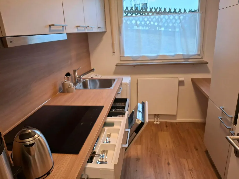 Sanierte Gartenwohnung | möbl. | Terrasse | Homeoffice | 40 m²