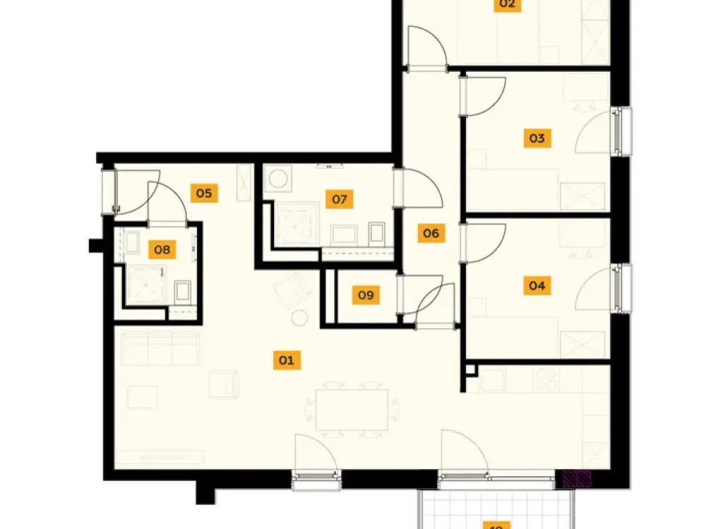 TQ Home | Jetzt 4-Zimmer-Neubauwohnung sichern und Ende 2027 einziehen!