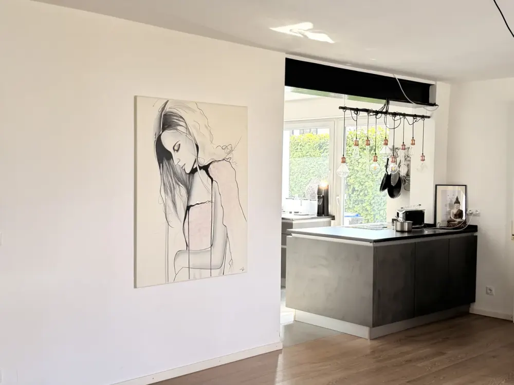 Exklusive 3-Zimmer-Wohnung mit Garten direkt am See !