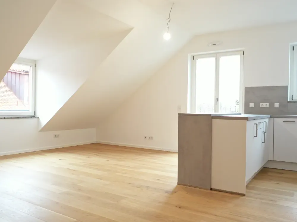 Modernes Wohnen am Pfanzeltplatz, Exklusive 3-Zimmer-Neubauwohnung mit Terrasse und Balkon