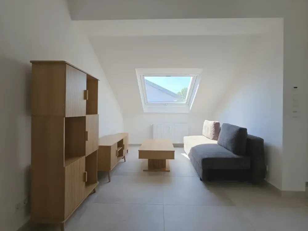Exklusive 2,5-Zimmer-Dachgeschosswohnung mit großem Dachbalkon, Privatgarten und hochwertiger Möblie