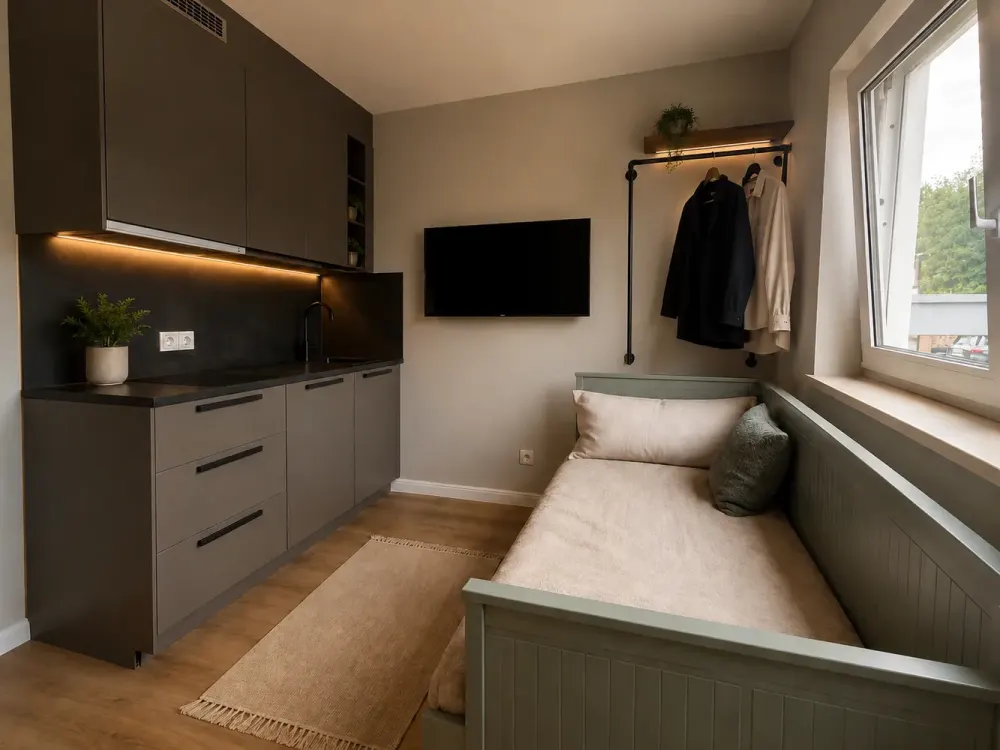 Erstbezug nach Renovierung, Modernes, voll möbliertes Apartment
